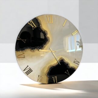 Horloge murale 3D Design moderne Argenté 100 cm XXL 4 | Leroy Merlin