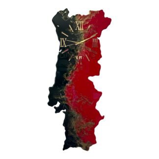 Horloge murale Portugal - Remisée - Petits défauts de fabrication sur certains chiffres